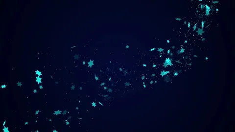The magical flight of the stars Stock Footage 81656191