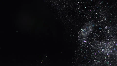 Magical floating glitter. 스톡 동영상 322801964