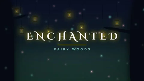 Magical Floating Lanterns and Bokeh Lights Against Deep Night Sky Background Stock Footage 336889651