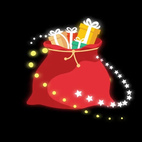 Magical flying present 库存影片 321173926