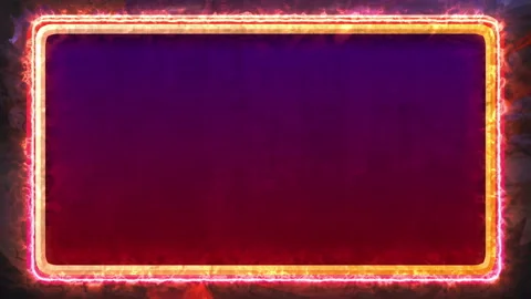 Magical frame with fire 2 Stock-Footage 131111069