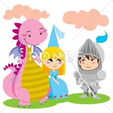 Magical Friends Stock Illustration