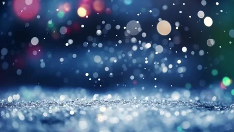Magical Glitter Bokeh Festive Abstract Lights Stock Footage 256157593