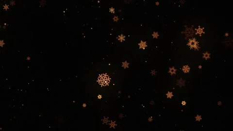 Magical Glitter Snowflake Trail | Fast Twinkling Particle Line in Ultra HD Stock Footage 323505520