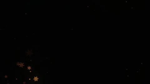 Magical Glitter Snowflake Trail | Fast Twinkling Particle Line in Ultra HD Stock Footage 323505522