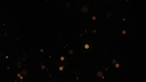 Magical Glitter Snowflake Trail | Fast Twinkling Particle Line in Ultra HD Stock Footage 323505541