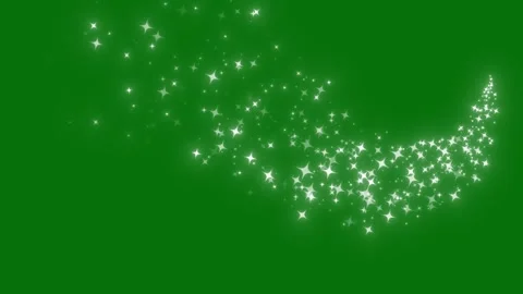 Magical Glitter Trail Line Animation Luxury Chroma Key 4K Overlay Loop Stock Footage 346781110