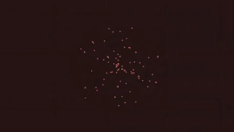 Magical gold dust particles drifting in dark space cosmic abstract glow loop Stock Footage 342161623