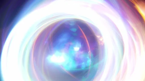 Magical Gradient Lights and Shimmering Spirals Stock Footage 315269392