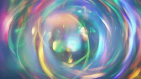 Magical Gradient Lights and Shimmering Spirals Stock Footage 315269442