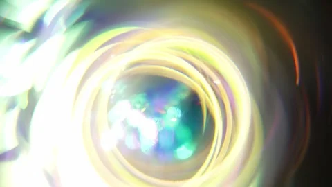 Magical Gradient Lights and Shimmering Spirals Stock Footage 315269490