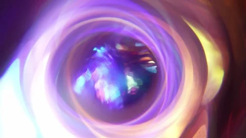 Magical Gradient Lights and Shimmering Spirals Stock Footage 315269623
