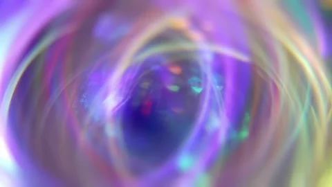 Magical Gradient Lights and Shimmering Spirals Stock Footage 315996725