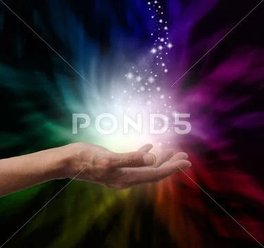 Magical Healing Energy Stock Photos