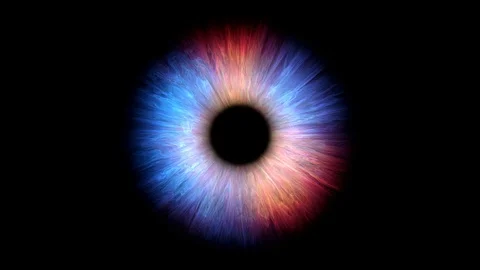 Magical iris eye animation #10 Stock Footage 94872519