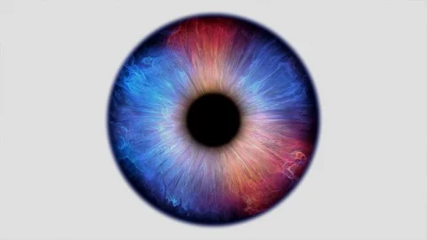 Magical iris eye animation #16 Stock Footage 94872503