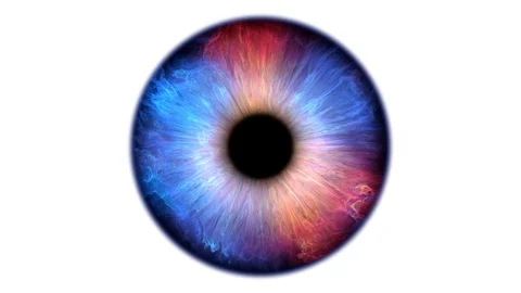 Magical iris eye animation #17 Stock Footage 94872622