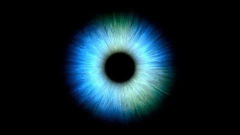 Magical iris eye animation #8 Stock Footage 94873574