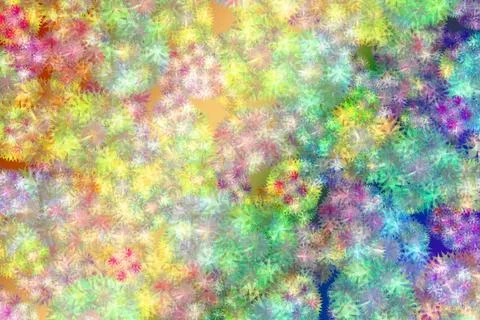 Magical kaleidoscope easter iridescent multicolor holidays pastel pattern Stock Illustration