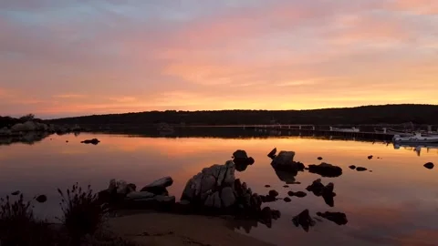 A magical landscape of Sardinia Stock Footage 197099234