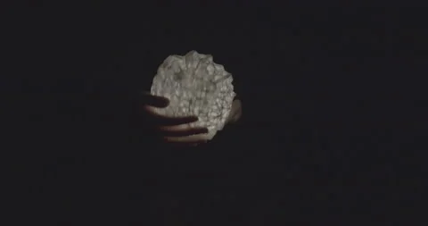 Magical Light Ball in Hands In Motion Stock Footage 167522786