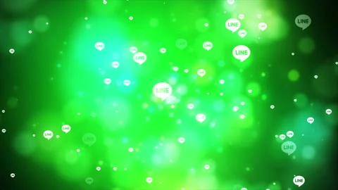 Magical Line And Bokeh Background Video stock 205084971