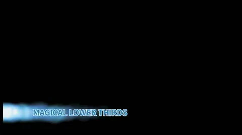 Magical Lower Thirds Stock After Effects