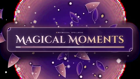 Magical moments with colorful elements and mystical themes displayed 스톡 동영상 344632095