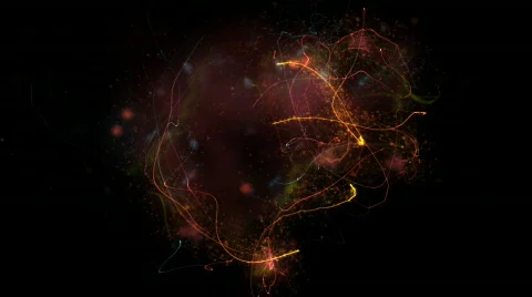 Magical moving lines Stock Footage 725500