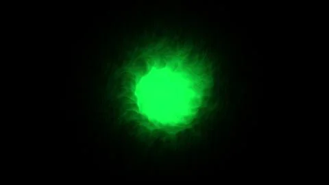 Magical Orb on a Black Background Stock Illustration