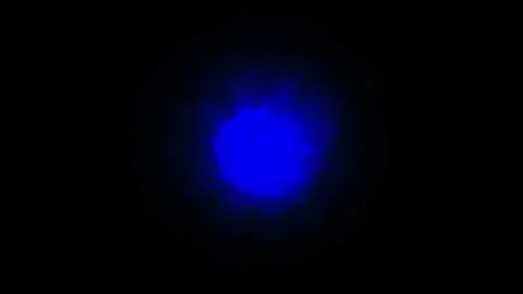 Magical Orb on a Black Background Stock Illustration