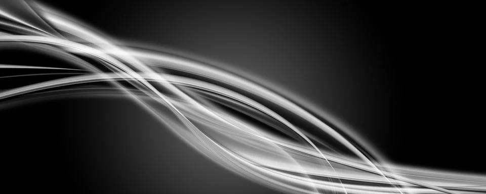 Magical panorama wave background design illustration Stock Illustration