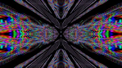 Magical pattern crystal reflections shimmering background. Stock Footage 112155663