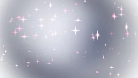 Magical Pink Stardust on Silver Gradient Background Stock Footage 333695501