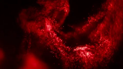 Magical Red Wave Vortex Background Stock Footage 150743891