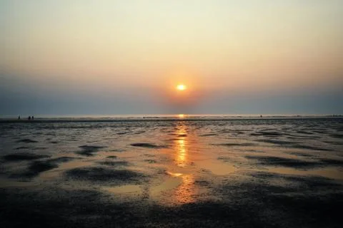 A magical reflection of sun Stock Photos