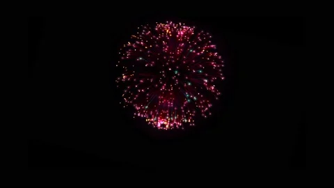 Magical shimmering festive firework. Stock Footage 140919364