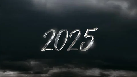 Magical silver title Stock Footage 306510753