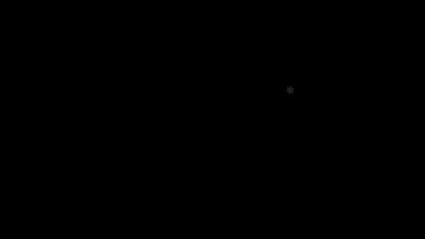 Magical Snow Tracing Light Trails Loop Luma Matte Black White Background Stock Footage 319418694