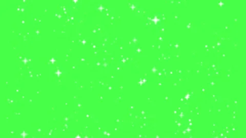 Magical Sparkle Background Drift on Green Screen Slow Horizontal Motion Stock Footage 329774838