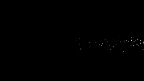 Magical sparkle trail animation with floating stars and fairy dust effect Stock Footage 322016283