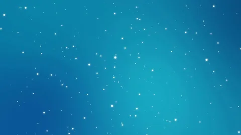 Magical sparkly particles flickering on a blue background Stock Footage 70266092