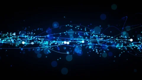 Magical Streak Particles Stock Footage 91054661