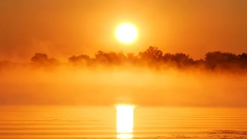 Magical sunrise Stock Footage 112321336