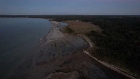 Magical sunset at beach. Stock Footage 223408956