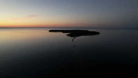 Magical sunset at beach. Stock Footage 223411140