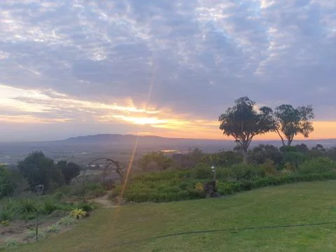 Magical sunset Fotos de archivo