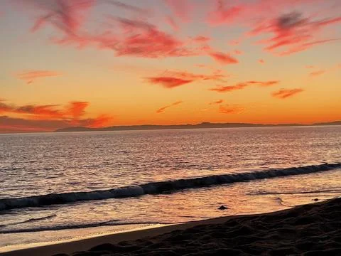 Magical Sunset Stock Photos