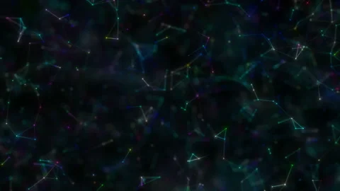 The magical transformation of the constellations. Seamless loop.Christmas light Stock Footage 105115522