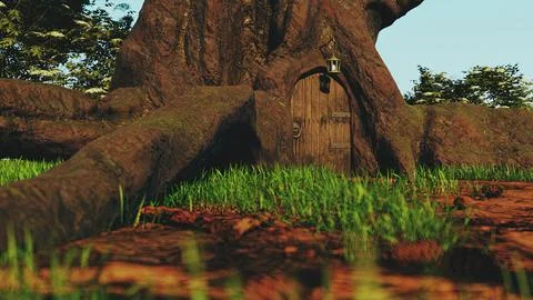 Magical Tree House Stock Photos
